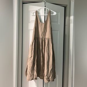 Not Perfect Linen Volume Dress